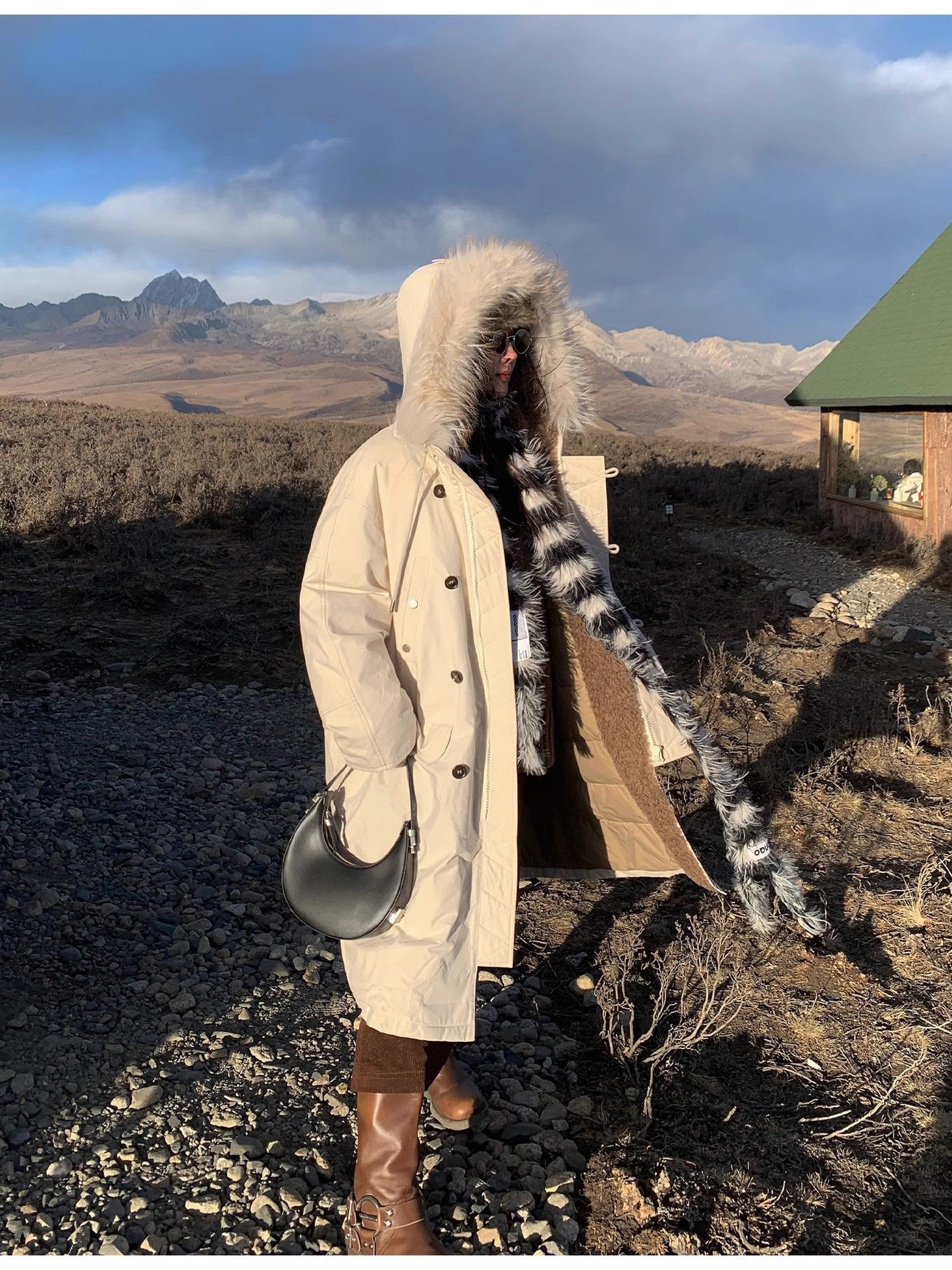 Winter Loose Long Hooded Parka