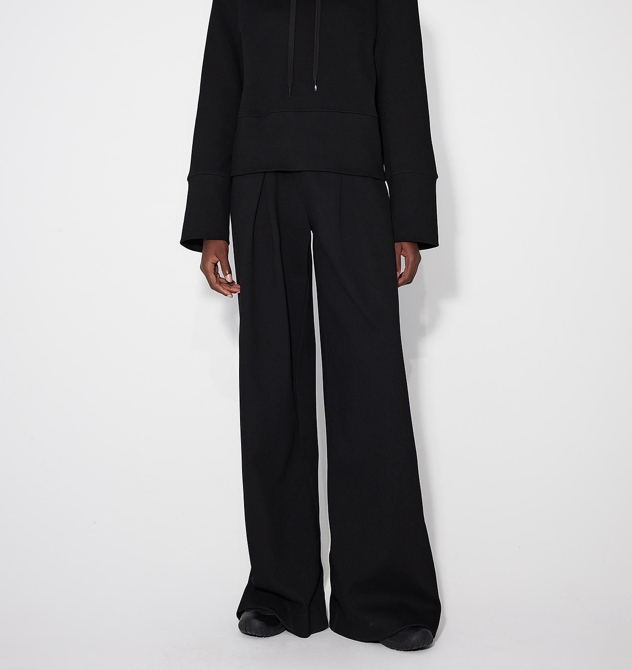 Short Hooded Sweatshirt, Autumn and Winter Casual Sweatpants With Straight-Leg