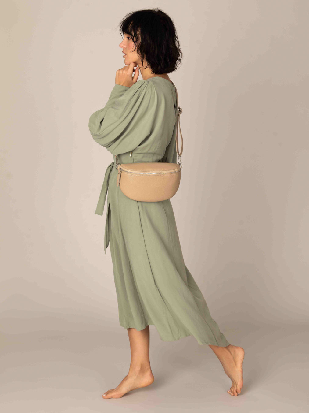 Multi-Way Leather Crossover Small