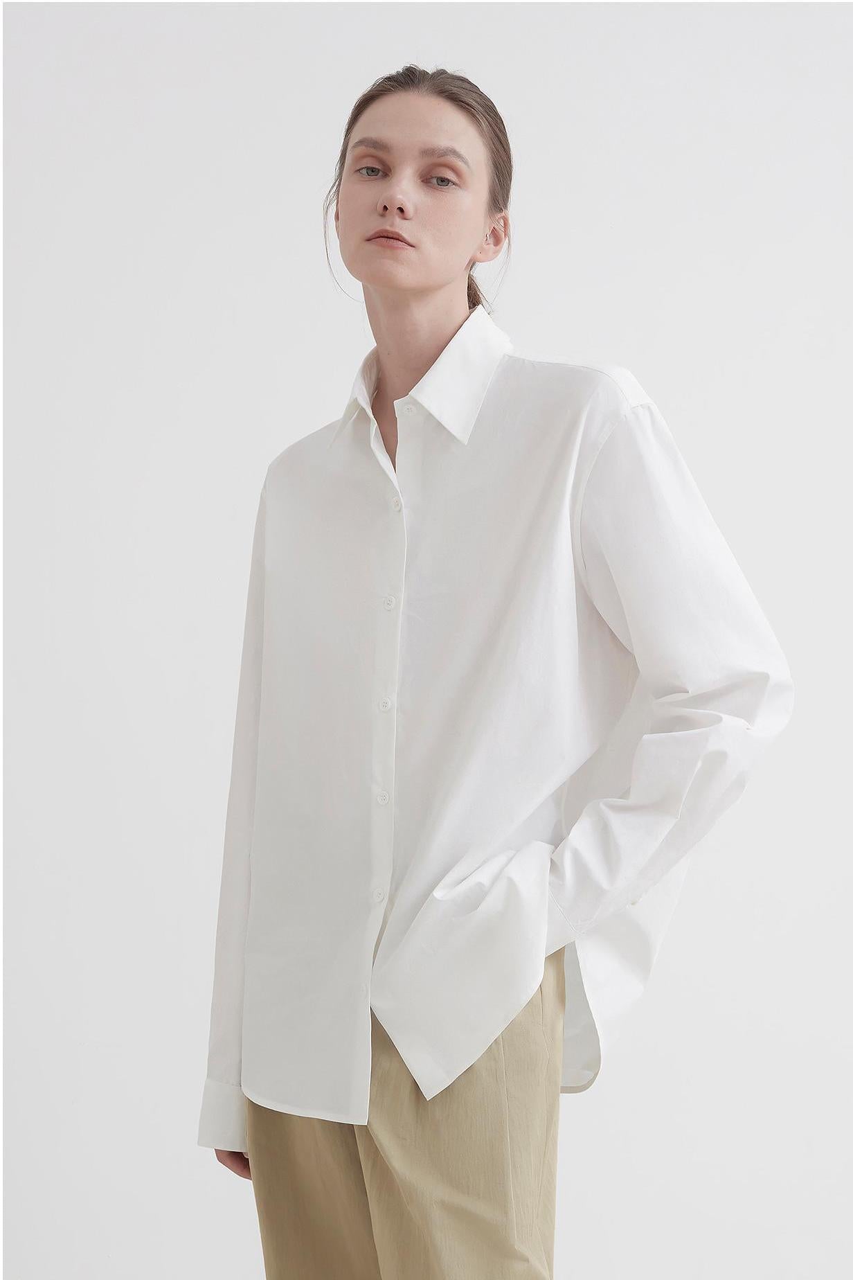 Plaid Shirt Commuting Inner Top High-End Long-Sleeved "Independence Song"