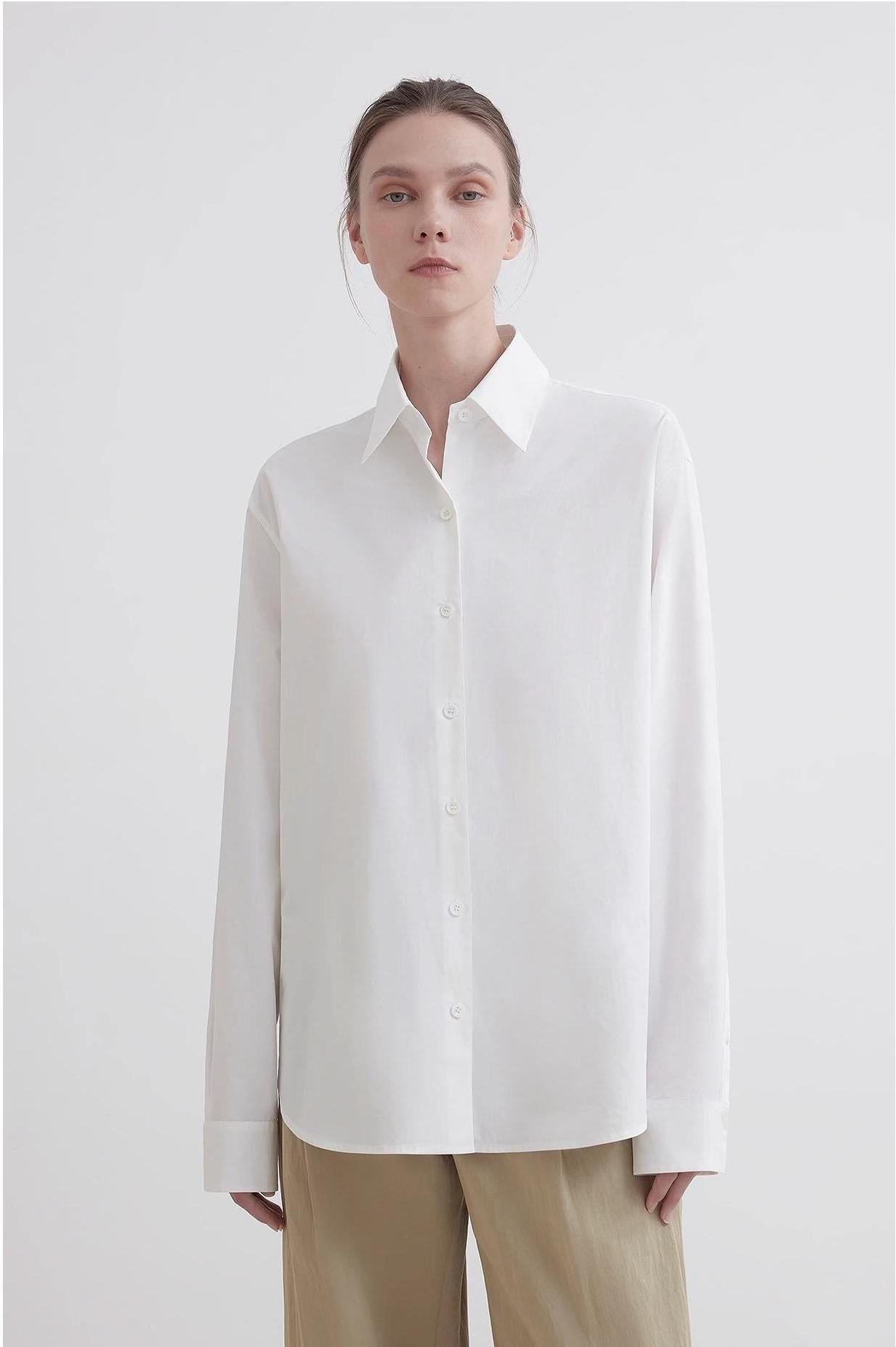 Plaid Shirt Commuting Inner Top High-End Long-Sleeved "Independence Song"