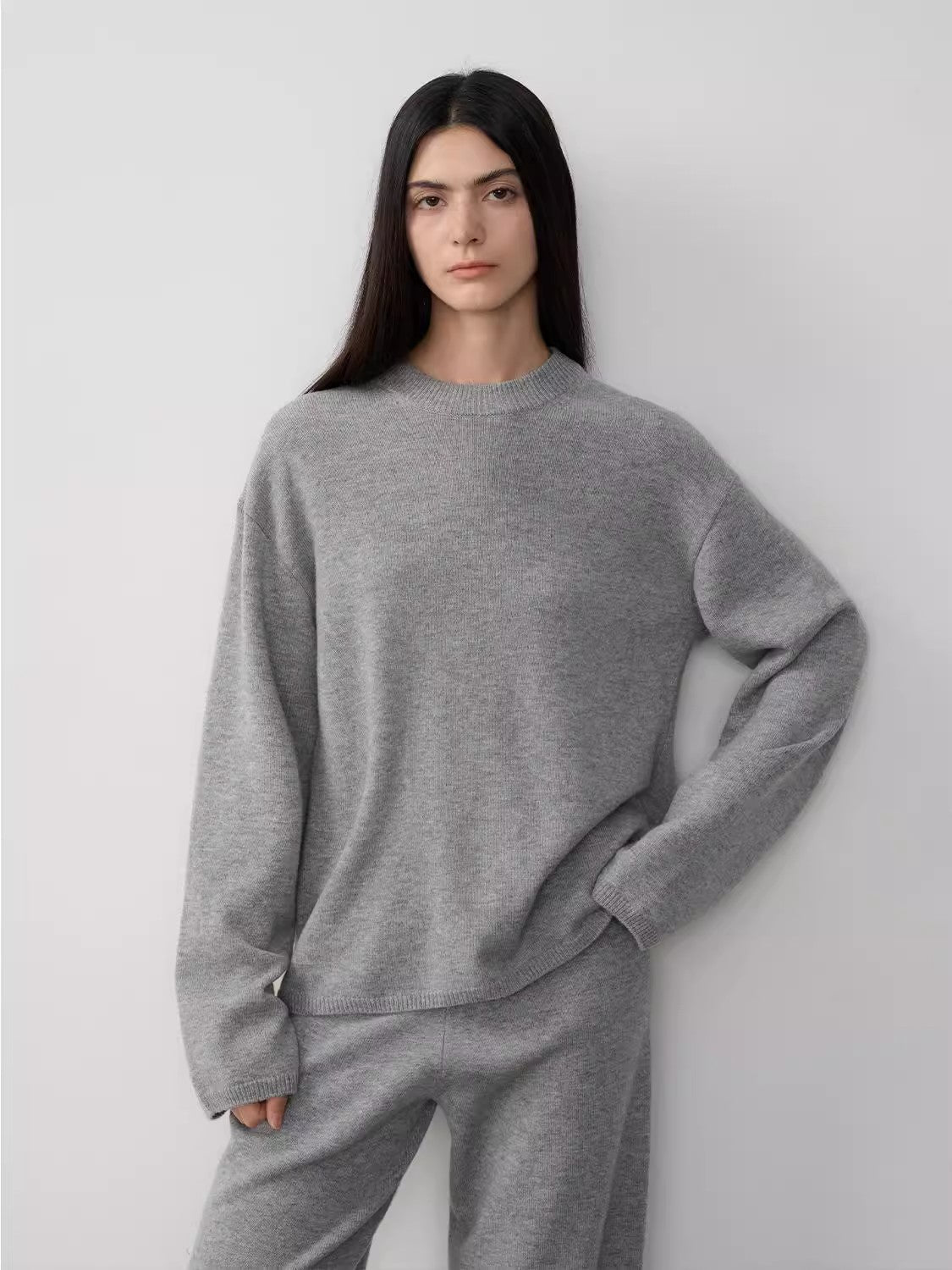 Fall Winter Merino Wool Knit Outfit