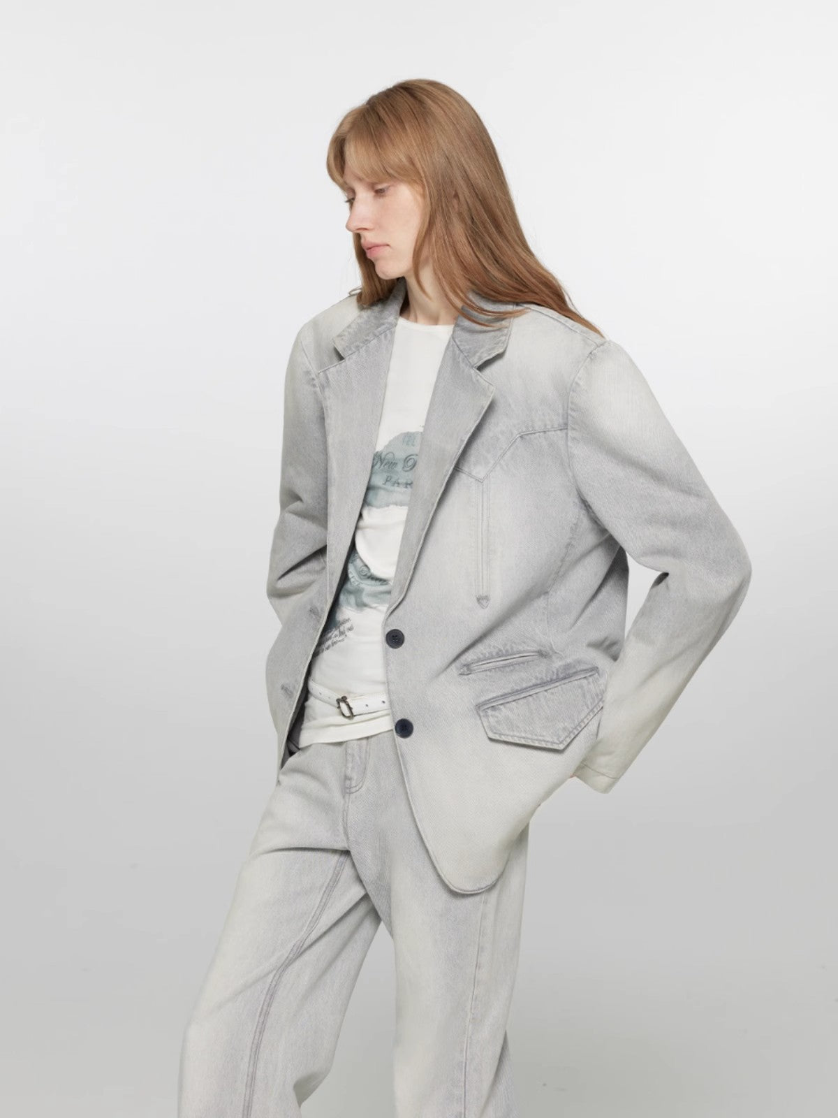 Fireladyfur Loose Fit Denim Jacket“Discover Denim”