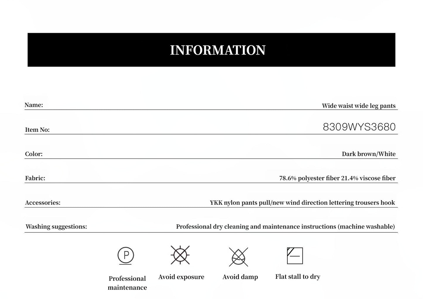 Women's White Straight Casual Wide Waist Drape Floor-Length Wide Leg Pants