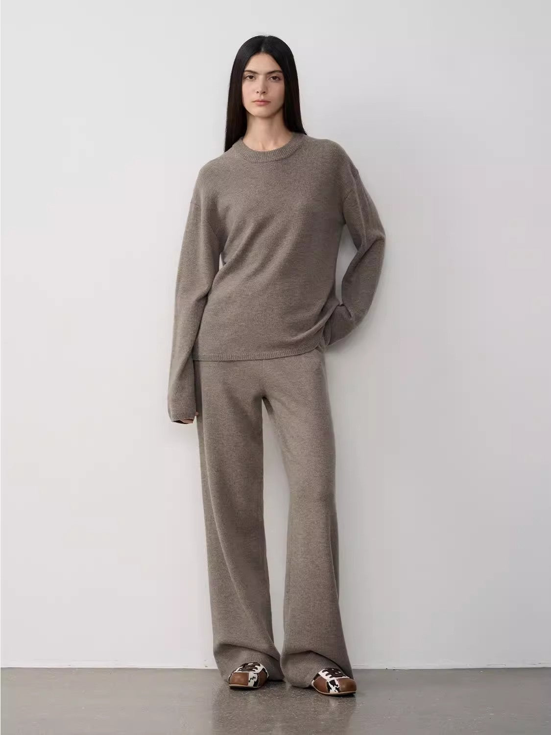 Fall Winter Merino Wool Knit Outfit