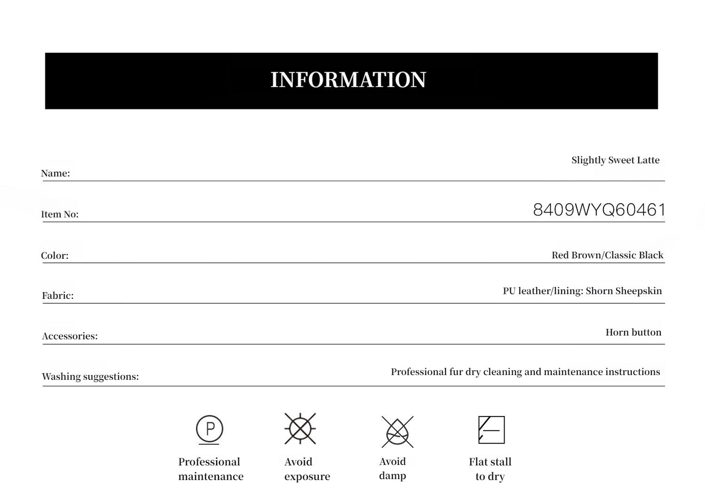 Furry Lapel Casual Straight Shorn Shearling Jacket