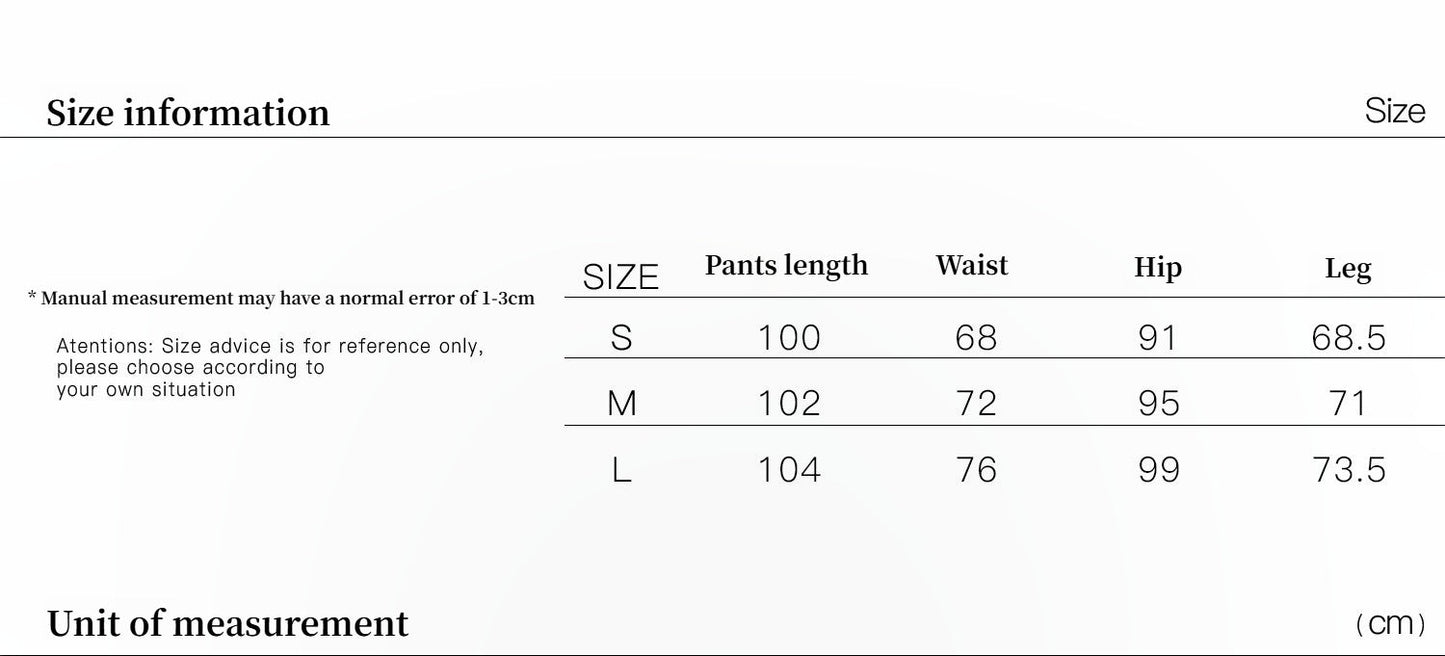 "Leisure Moments" Classic Low-Waisted Loose Casual Straight Pants Exquisite Fashion Sense Casual Pants for Women