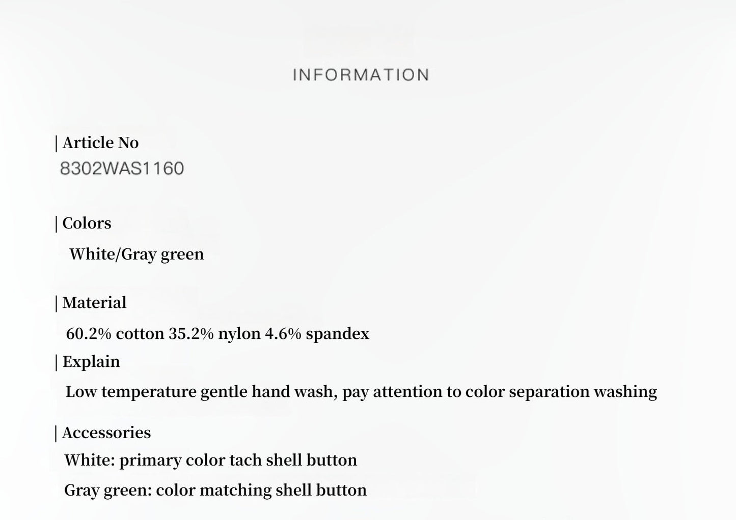 High-Density Nylon Cotton Drapes Stylish All-Match Silhouette Shirt