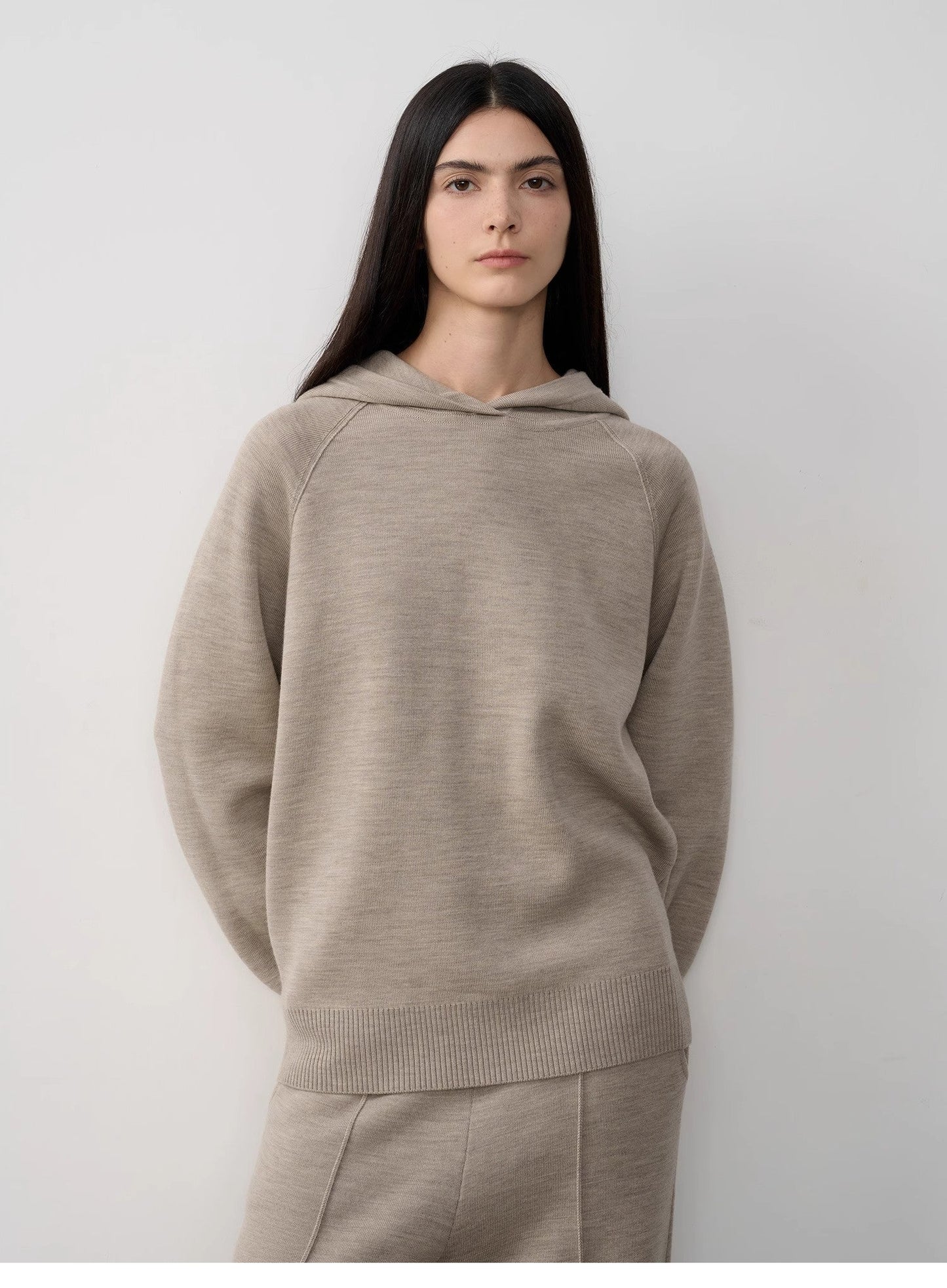 "Urban One" Wool Hooded Knit Outfit