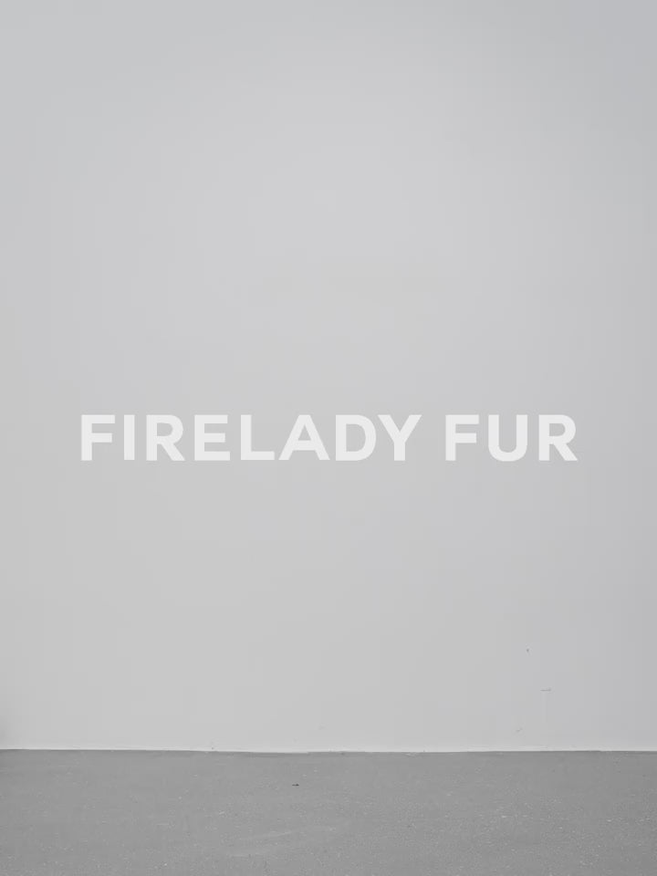 Fireladyfur Women's Blue Muskrat & Fox Fur Patchwork Coat "Casual Gene"