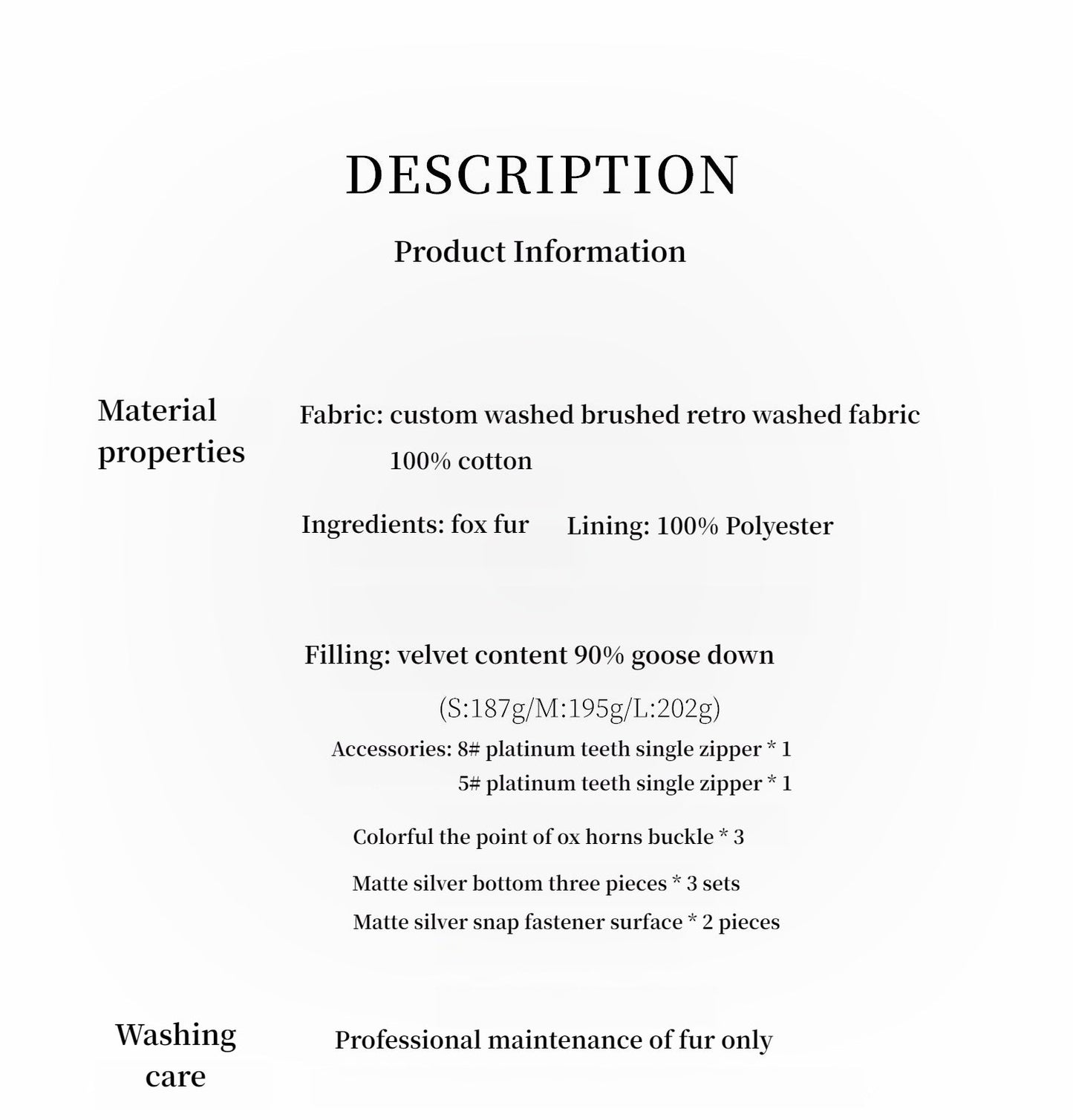 Fireladyfur Women's Down Parka With Fox Fur and Large Lapel“Street Badge”