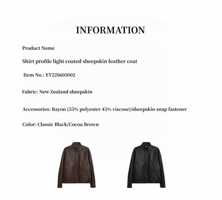 "Loveless Muse" Brown Retro Genuine Leather Jacket Women's Motorcycle Sheep Leather Jacket Short