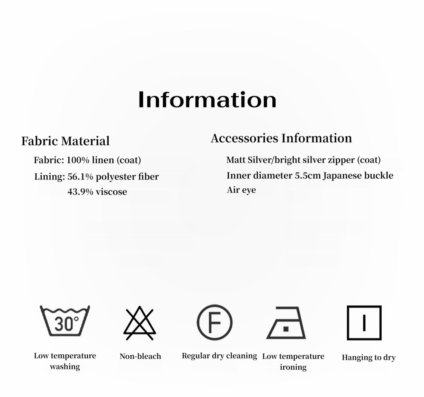 "Modern Past" Practical Personality Linen Draped Trapezoidal Jacket