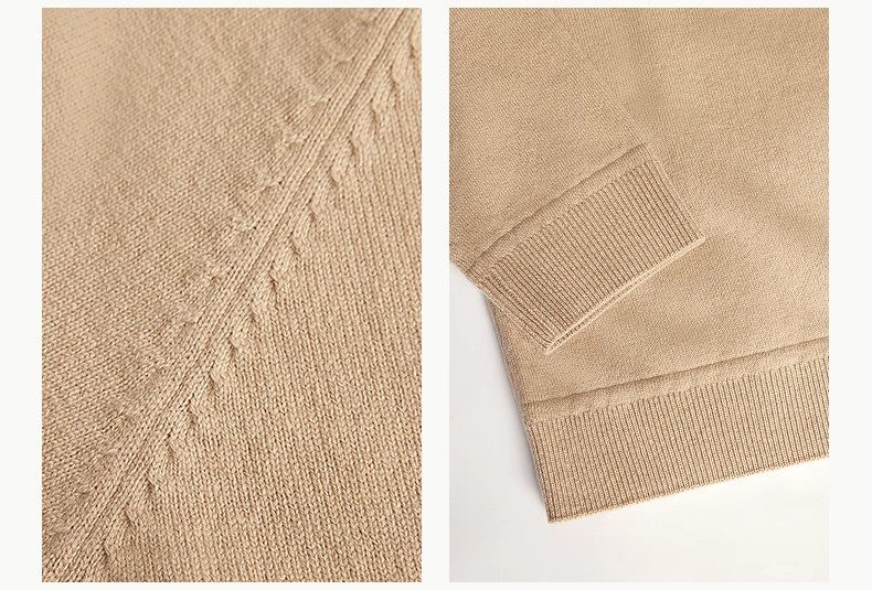 Australian Merino Wool Loose V-Neck Wool Knitted Cardigan