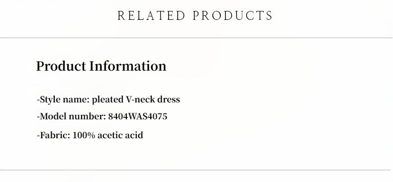 Three-Dimensional Wave Drape Pleated V-Neck Suspender Dress