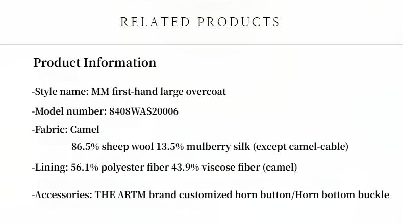 Australian Imported Wool Double-Breasted High-End Woolen Coat for Small Women