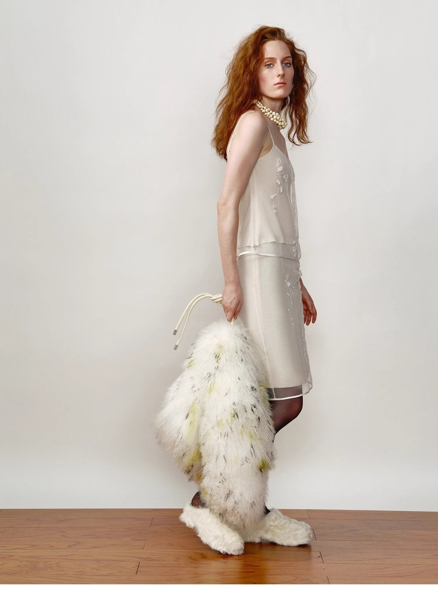 Casual and Stylish Design With Wool, Slip-On Thick-Soled S