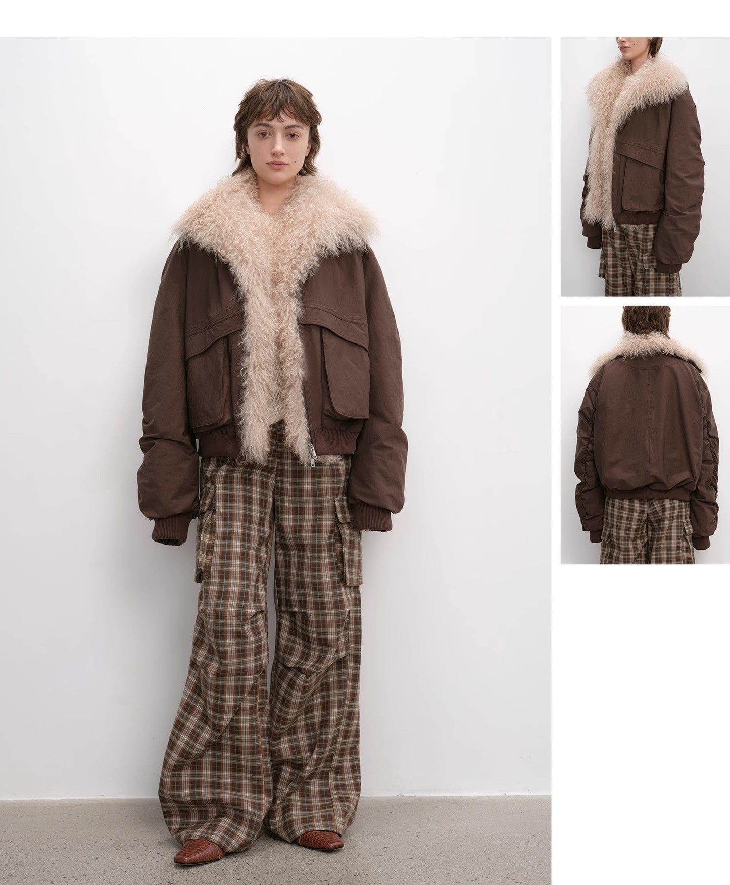 Fireladyfur Women's Waterproof & Warm Down Jacket With a Detachable Silhouette"Winter Is Coming"