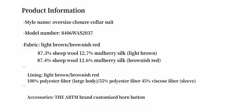 Women's High-Density Fine Silk Wool Peaked Lapel Suit Jacket