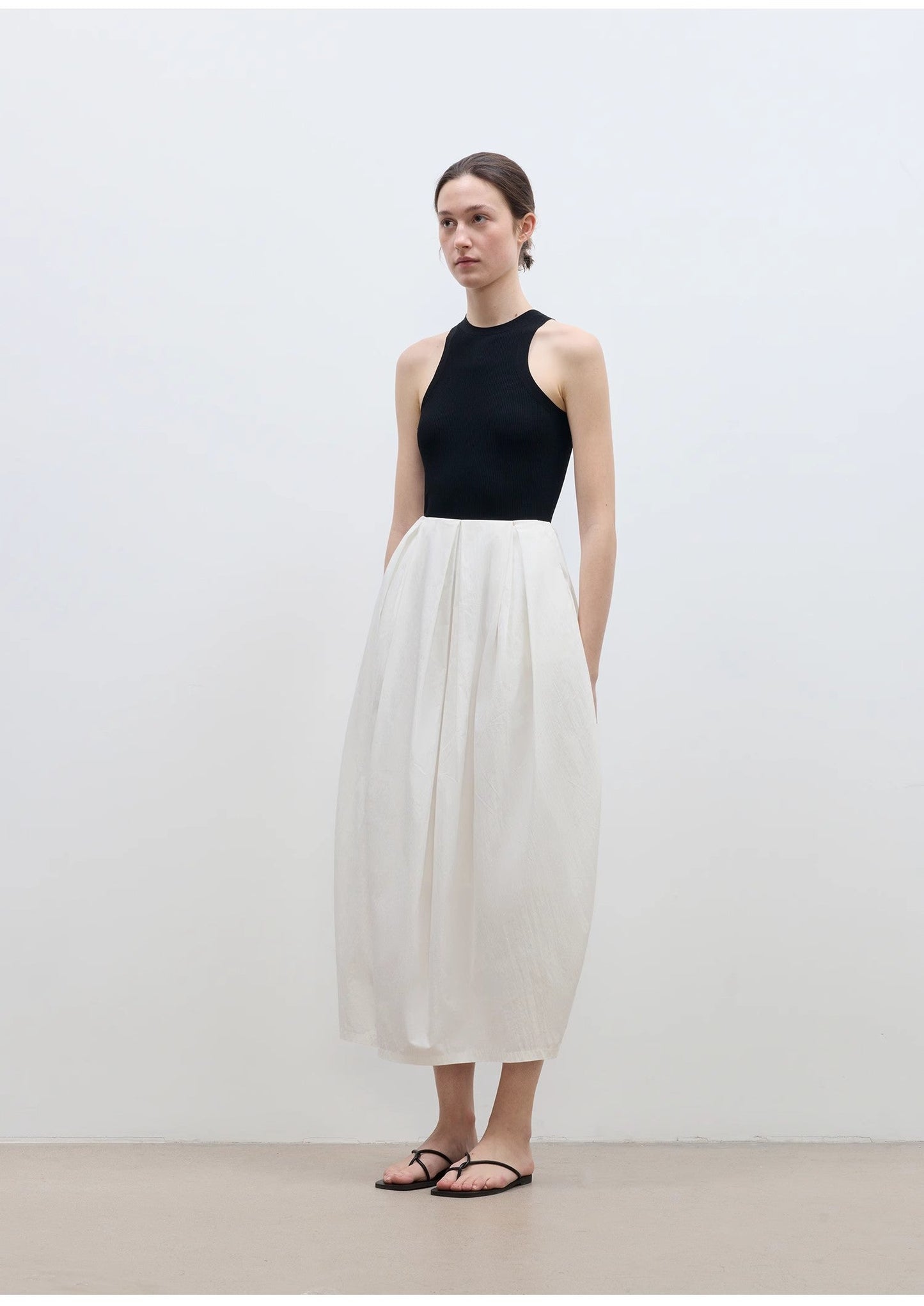 "Peninsula Art" Styling Flower Bud Skirt High Waist Skirt for Women