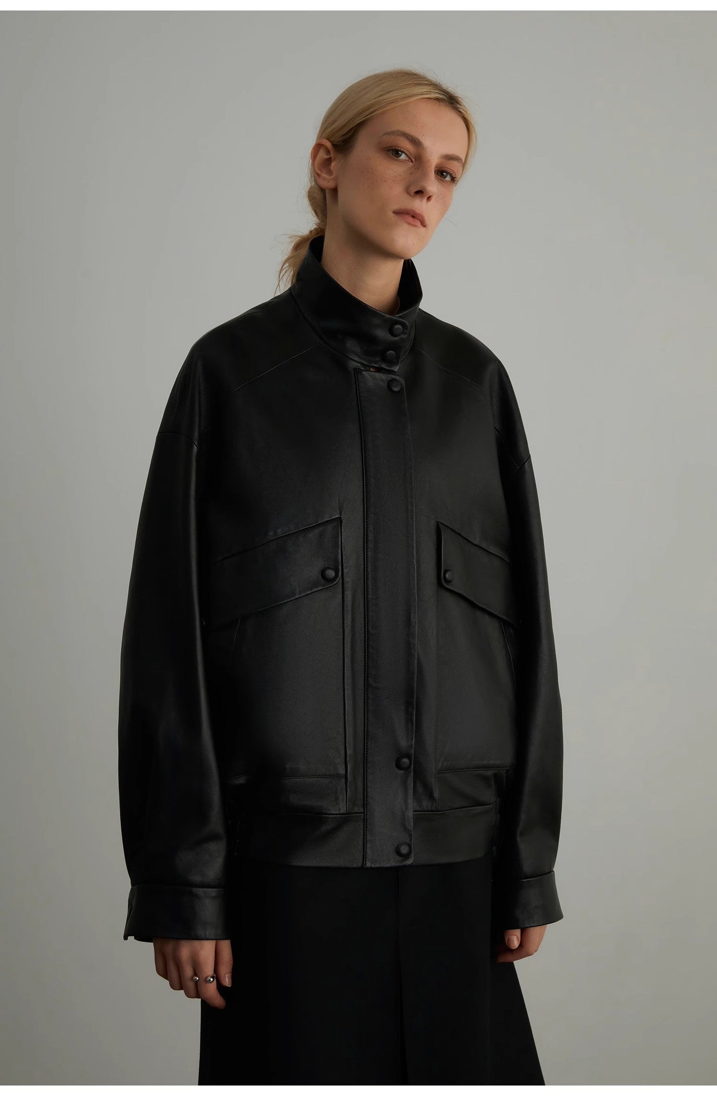 "Loveless Muse" Brown Retro Genuine Leather Jacket Women's Motorcycle Sheep Leather Jacket Short