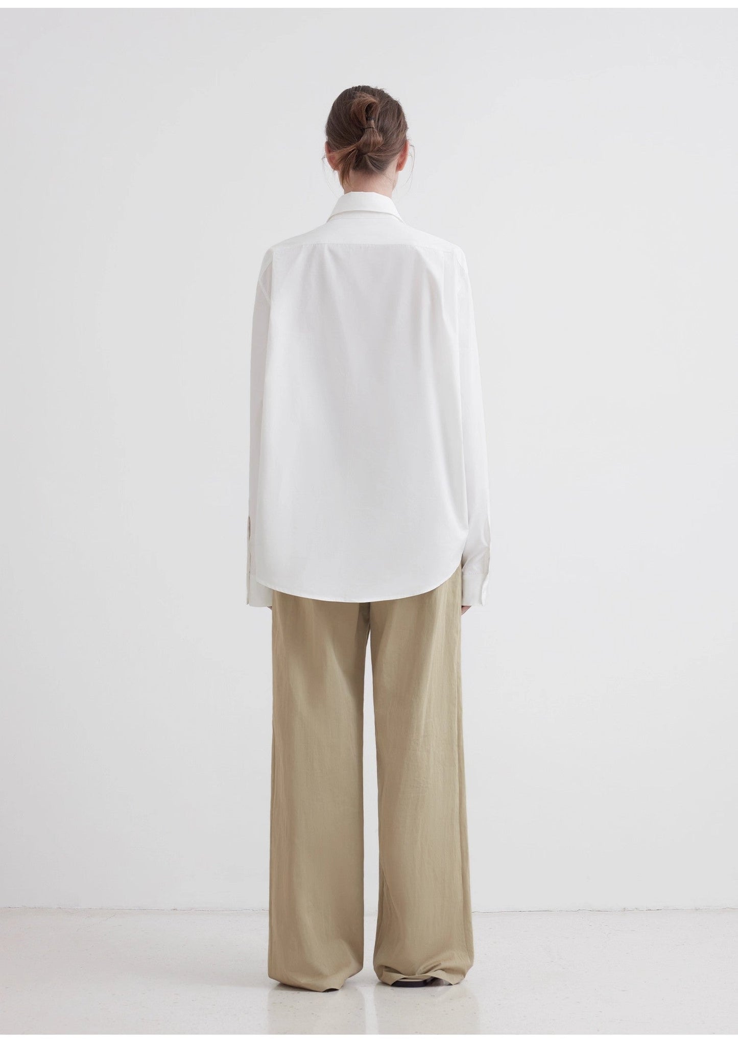 Plaid Shirt Commuting Inner Top High-End Long-Sleeved "Independence Song"