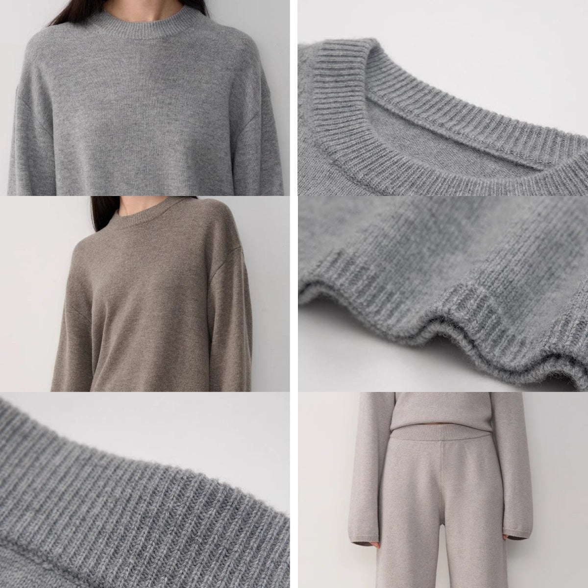 Fall Winter Merino Wool Knit Outfit