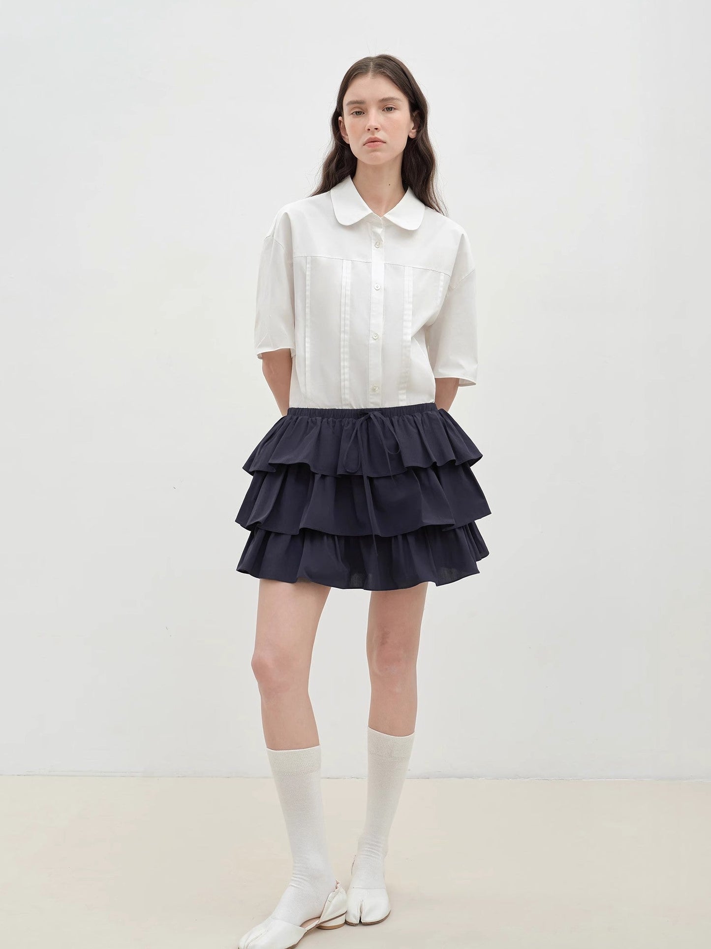 "Sea Salt & Sugar" Cotton Short-Sleeved Shirt