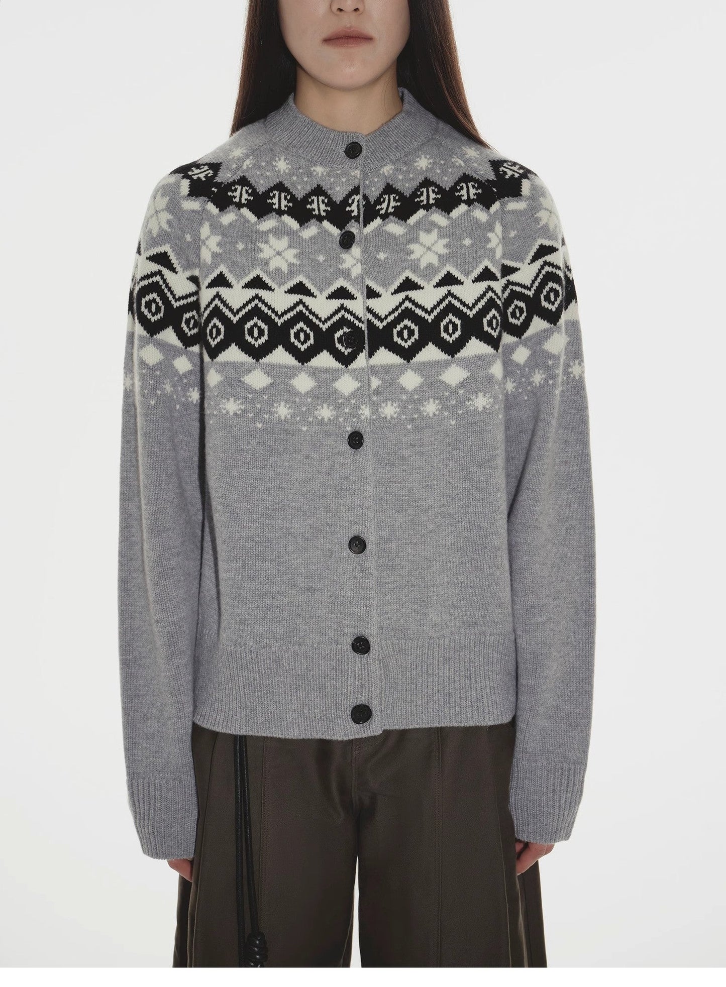 "Autumn on Fair Isle" Australian 17.5 Micron Machine Washable Merino Wool Jacquard Sweater