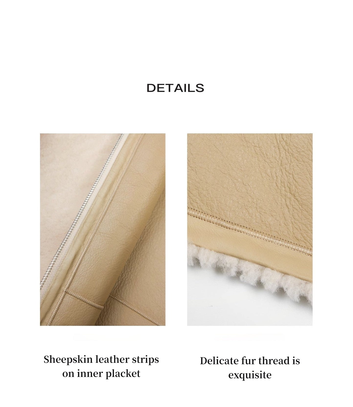 Fireladyfur Women's Hooded Merino Sheepskin Jacket“Bad Boy”