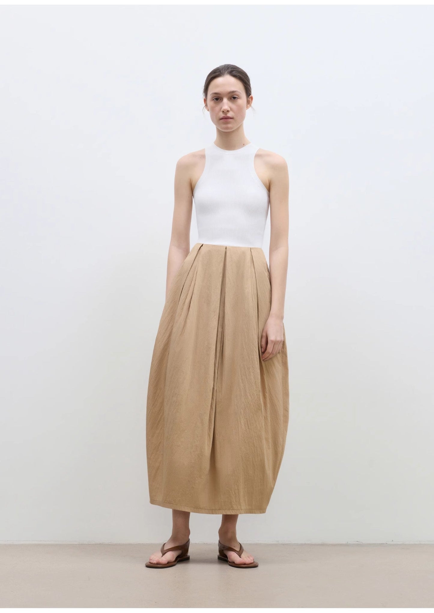 "Peninsula Art" Styling Flower Bud Skirt High Waist Skirt for Women