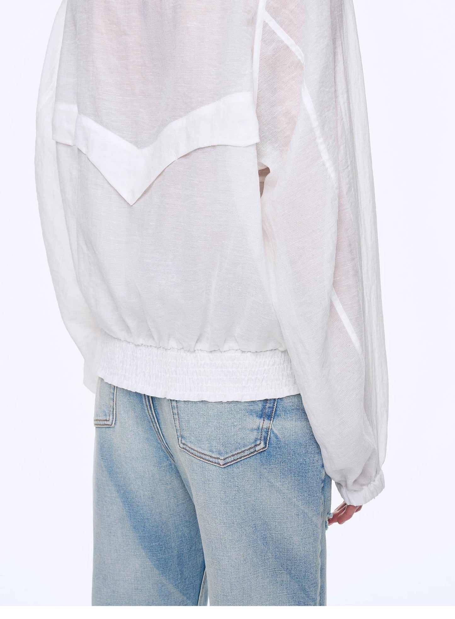 Lightweight Outdoor Half-Stand Collar Raglan Sleeve Jacket