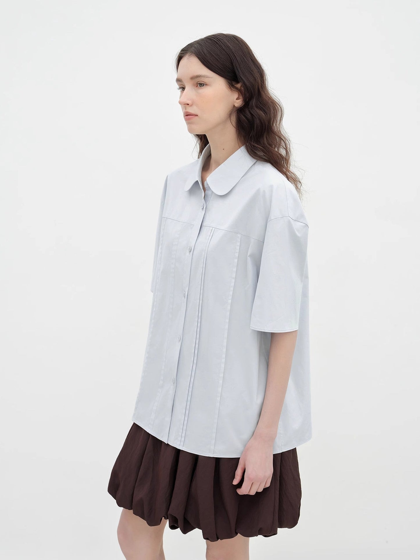 "Sea Salt & Sugar" Cotton Short-Sleeved Shirt