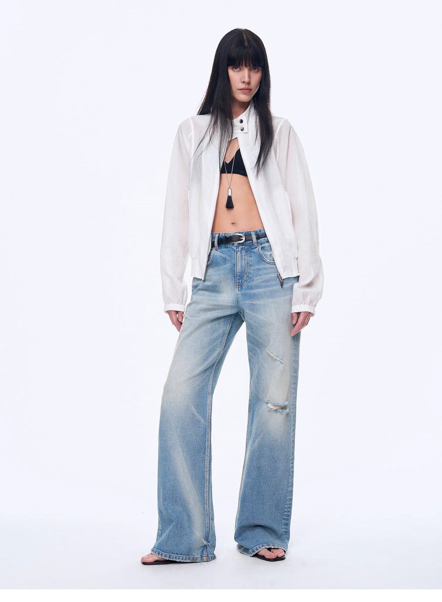 Lightweight Outdoor Half-Stand Collar Raglan Sleeve Jacket