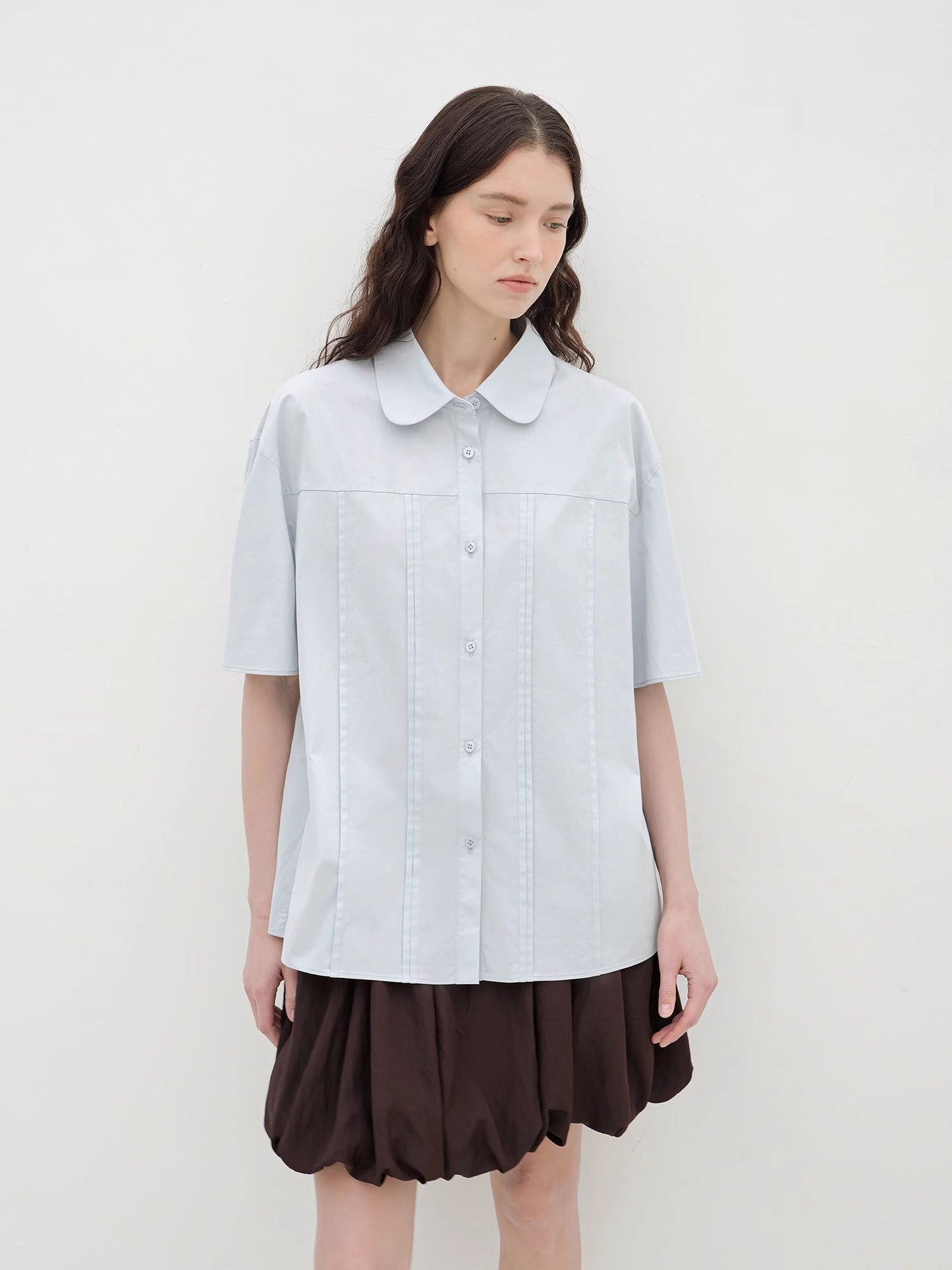 "Sea Salt & Sugar" Cotton Short-Sleeved Shirt