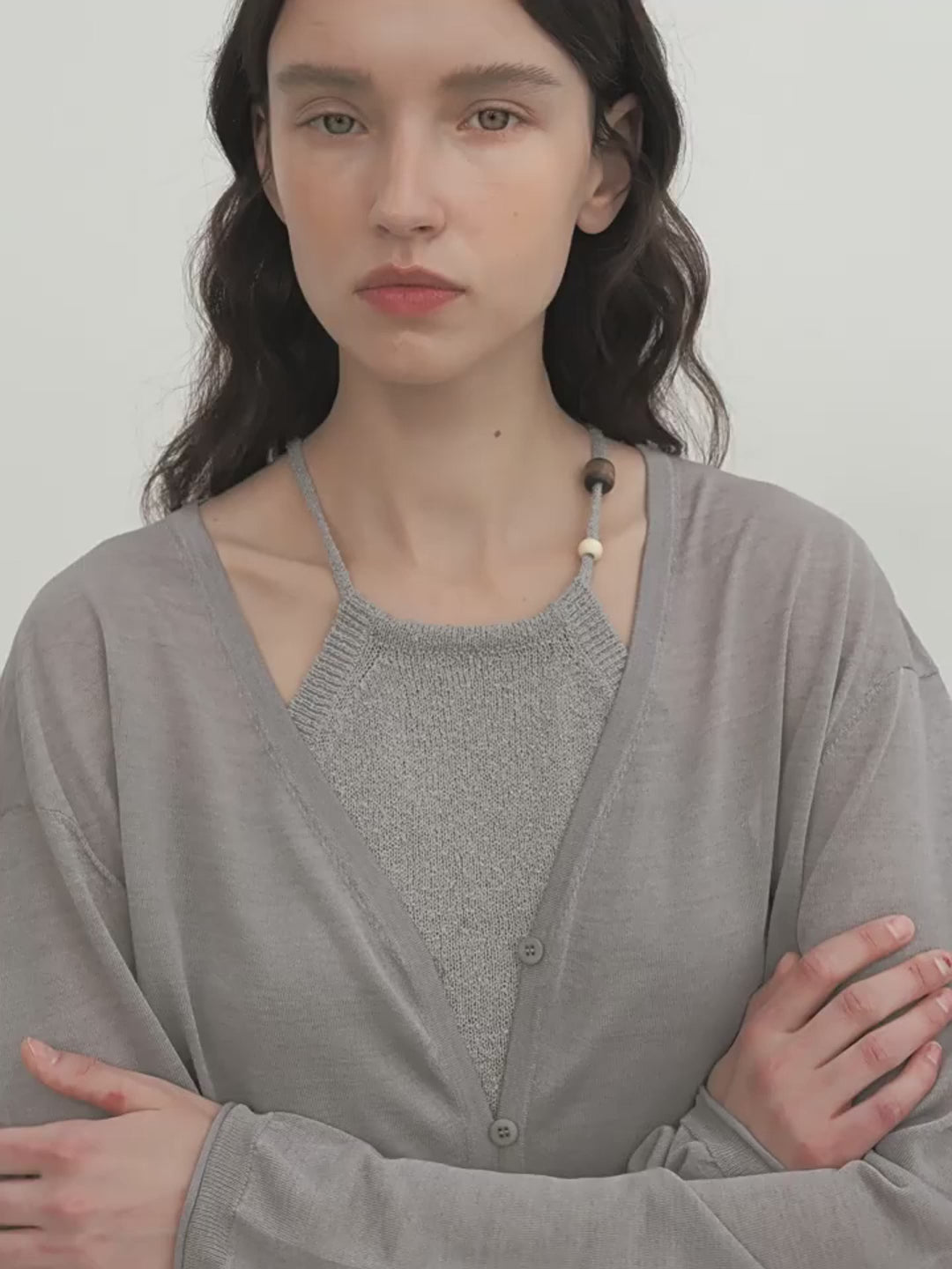 "Daylight" Sunscreen V-Neck Knitted Cardigan