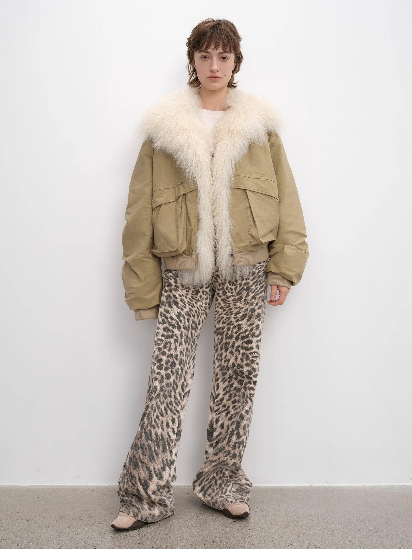 Fireladyfur Women's Waterproof & Warm Down Jacket With a Detachable Silhouette"Winter Is Coming"