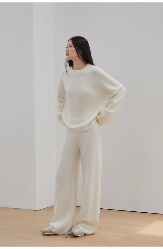 Fall Winter Merino Wool Knit Outfit