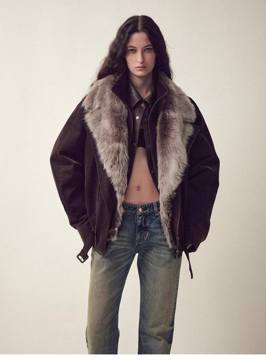 Firelady Fur Women's Parka Fur Coat Two-Tone Totakrug Down Jacket “Song of the North”