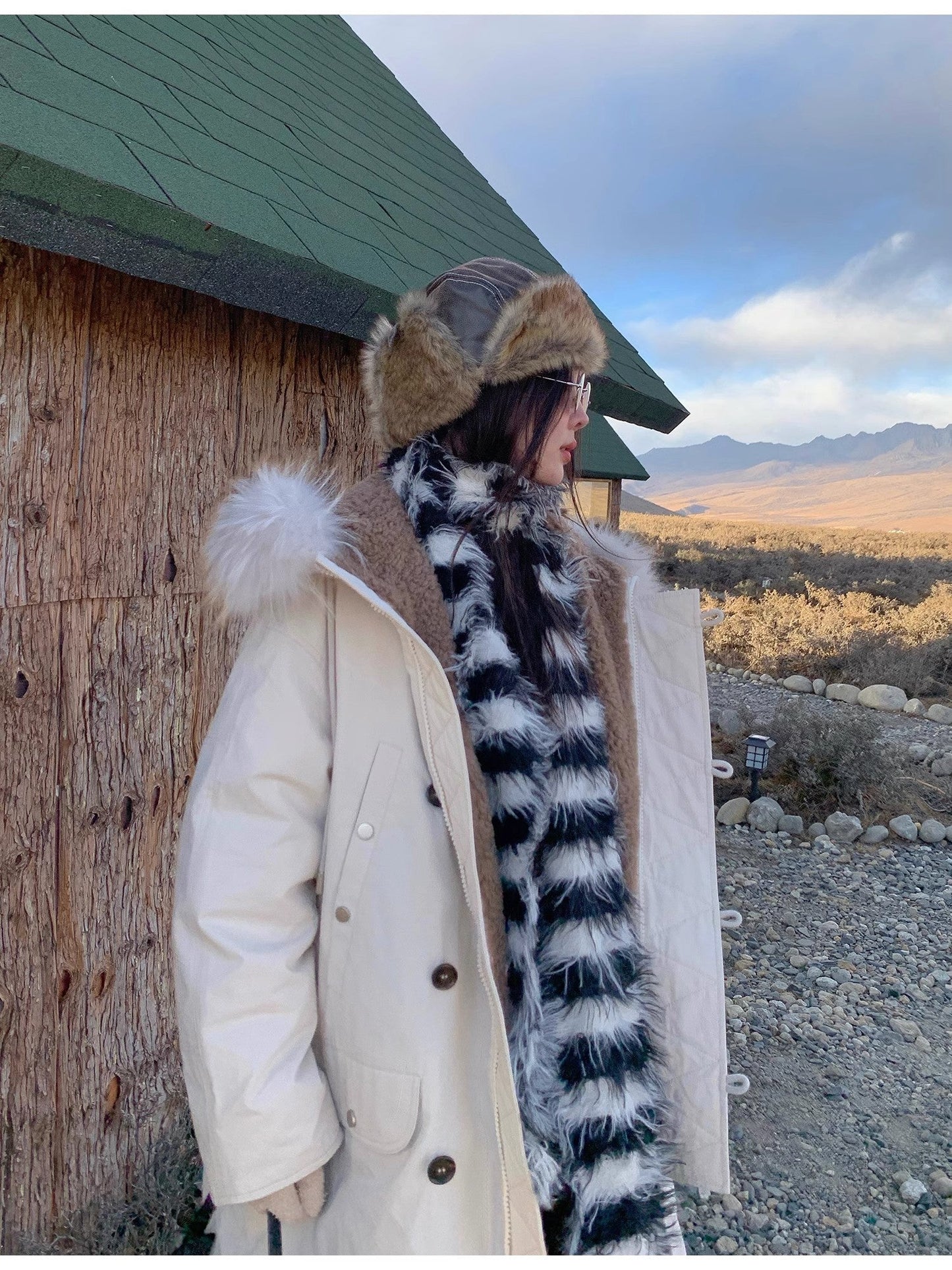 Winter Loose Long Hooded Parka