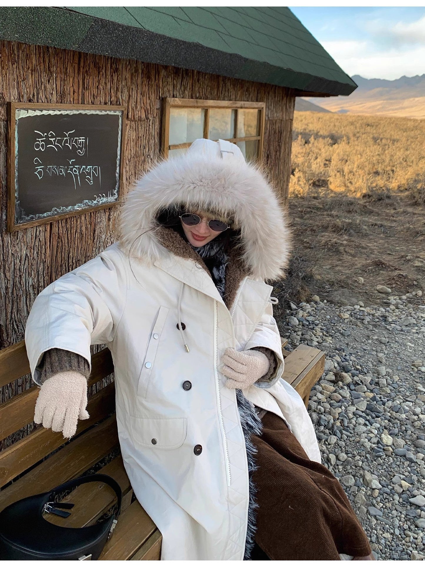 Winter Loose Long Hooded Parka