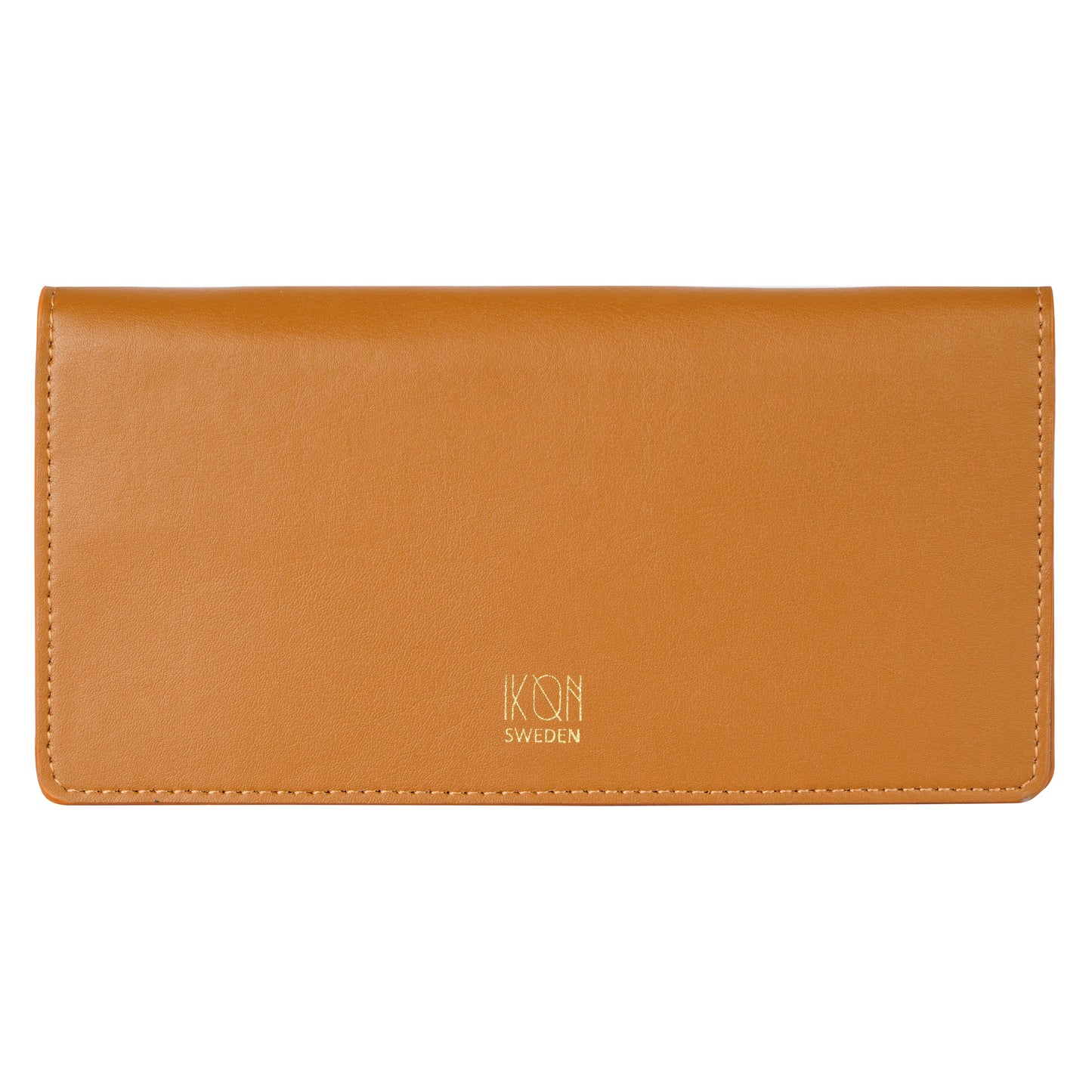 Cactus Leather Slim Wallet - Cognac