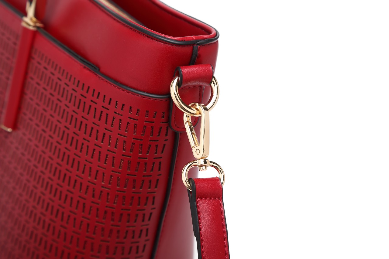 Sacred Love Wings Crystal Vegan Leather Tote Bag + Wallet Set