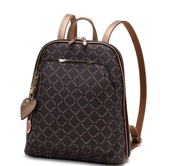 Ruby Work Crystal Stud Travel Backpack