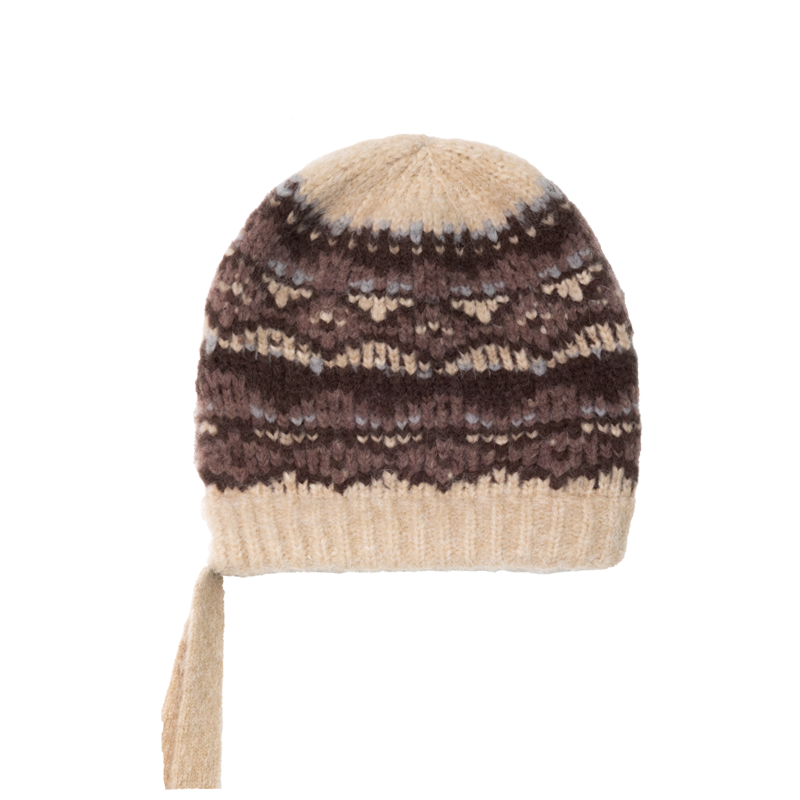 Autumn and Winter Jacquard Knitted Hat Atmospheric Woolen Hat