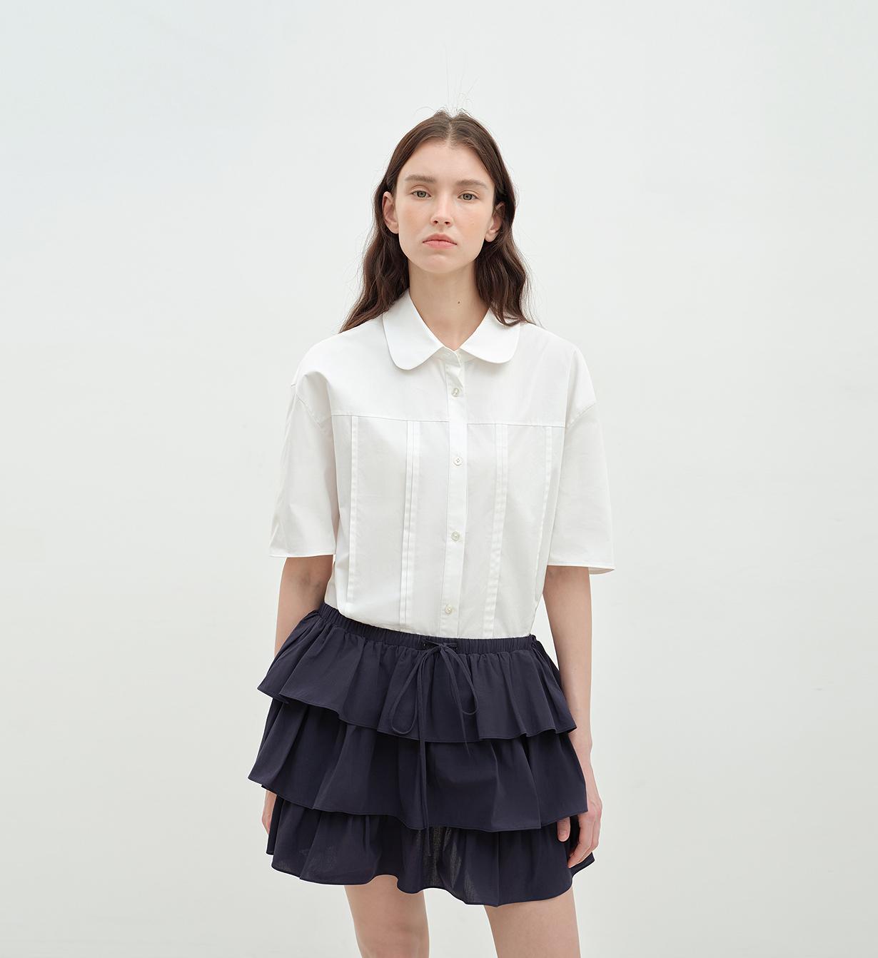 "Sea Salt & Sugar" Cotton Short-Sleeved Shirt