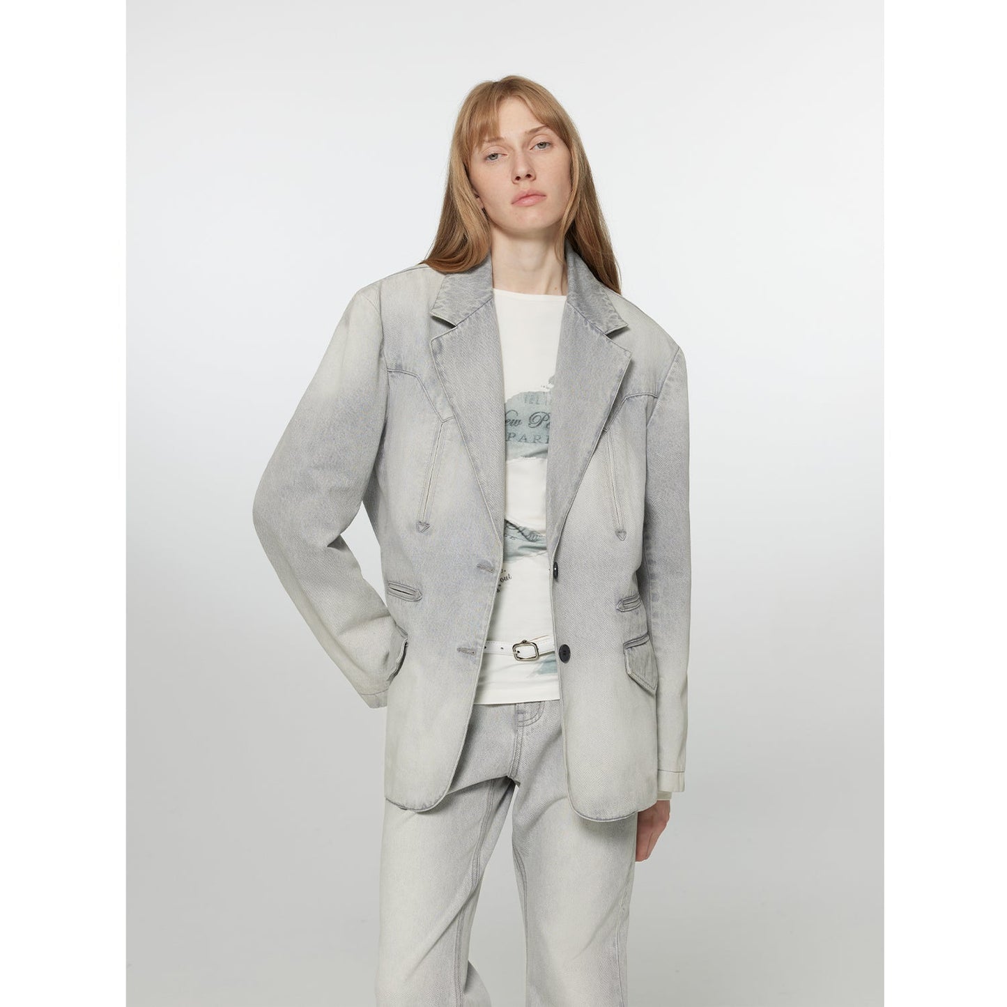 Fireladyfur Loose Fit Denim Jacket“Discover Denim”