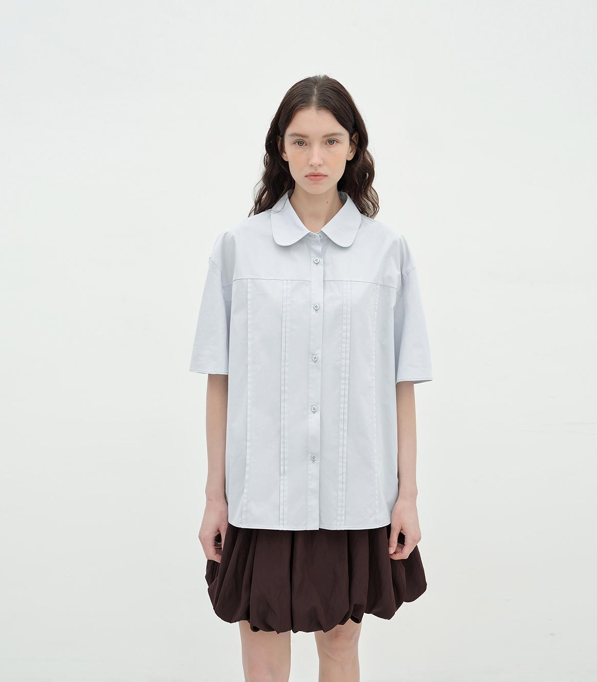 "Sea Salt & Sugar" Cotton Short-Sleeved Shirt