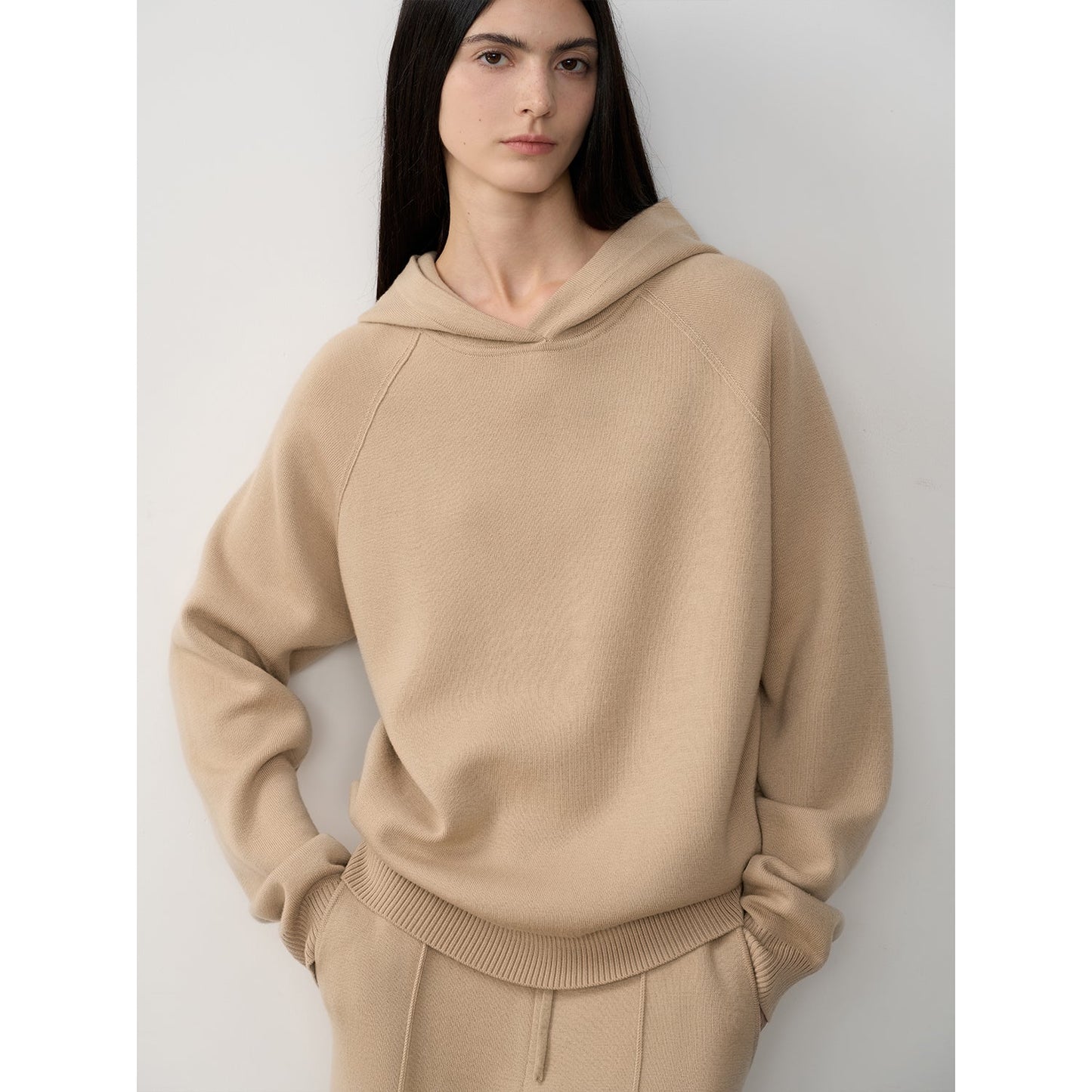 "Urban One" Wool Hooded Knit Outfit