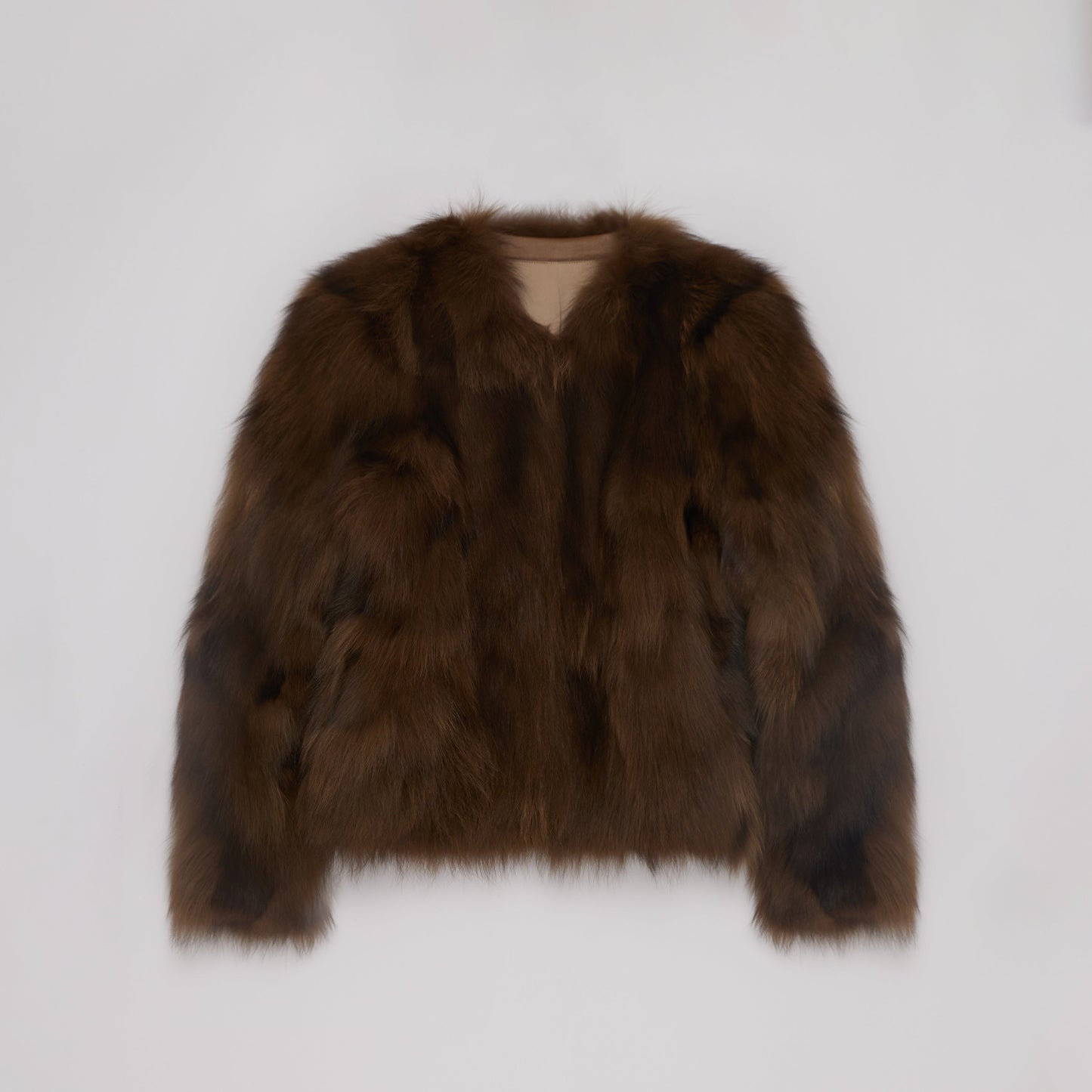 Fireladyfur Women's Fur Coat | Genuine Finnish Fox Fur"Reed Flower"